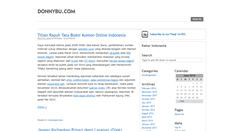 Desktop Screenshot of donnybu.com